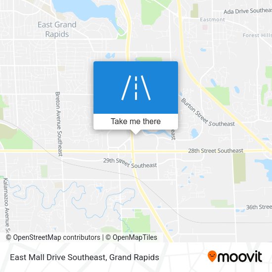 East Mall Drive Southeast map