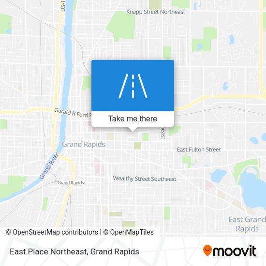 East Place Northeast map