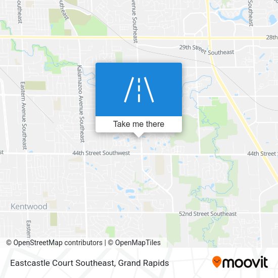 Mapa de Eastcastle Court Southeast