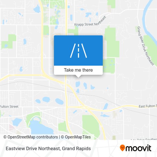 Mapa de Eastview Drive Northeast