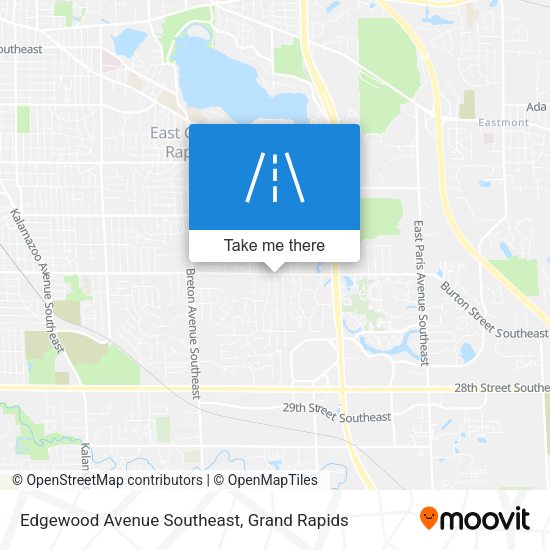 Mapa de Edgewood Avenue Southeast