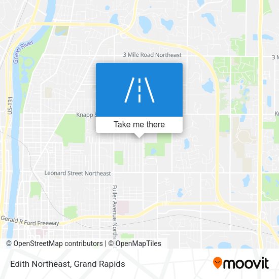 Mapa de Edith Northeast