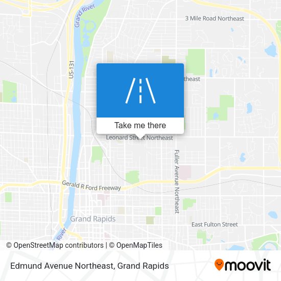 Edmund Avenue Northeast map