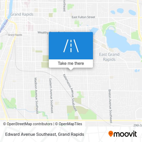 Mapa de Edward Avenue Southeast