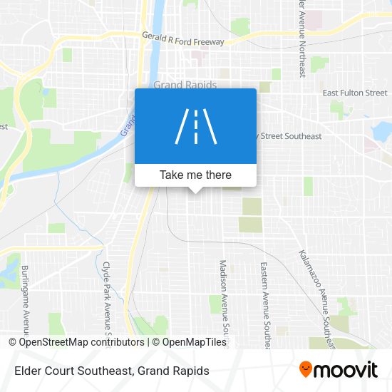 Mapa de Elder Court Southeast