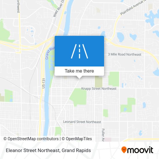 Eleanor Street Northeast map