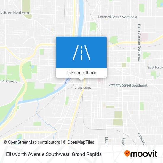 Mapa de Ellsworth Avenue Southwest