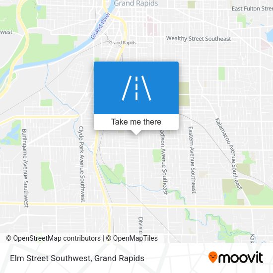 Elm Street Southwest map