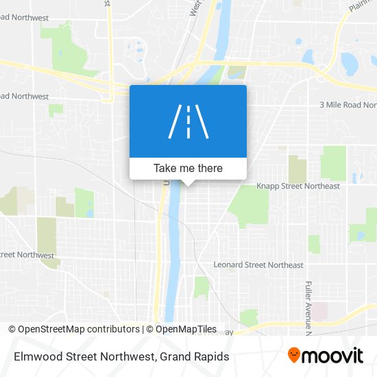 Mapa de Elmwood Street Northwest