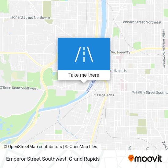 Mapa de Emperor Street Southwest