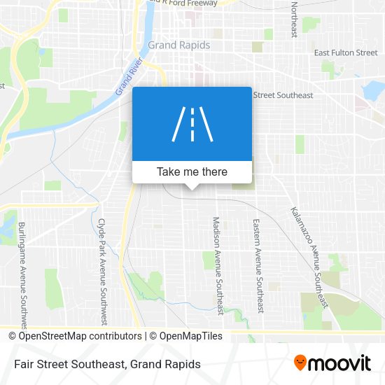 Fair Street Southeast map