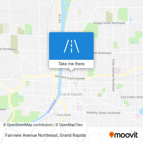 Fairview Avenue Northeast map