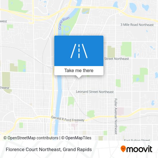 Mapa de Florence Court Northeast