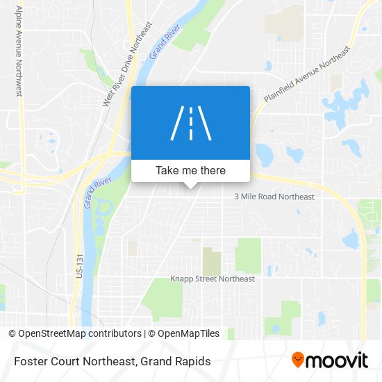 Foster Court Northeast map