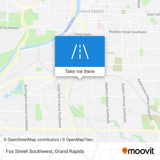 Mapa de Fox Street Southwest