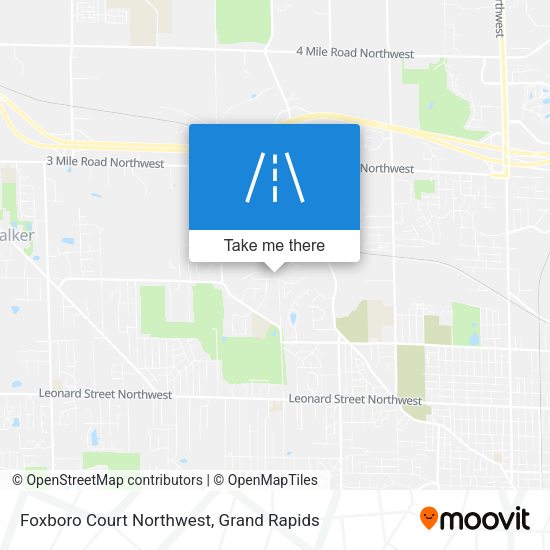 Foxboro Court Northwest map