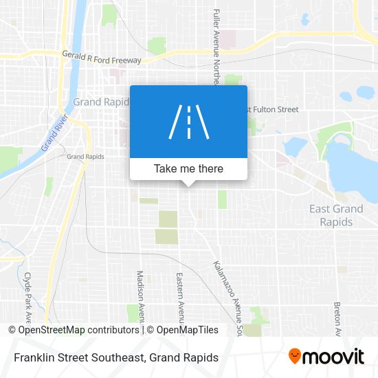 Mapa de Franklin Street Southeast