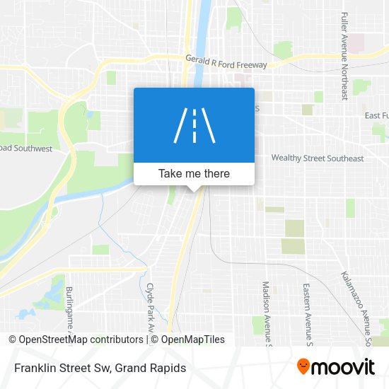 Franklin Street Sw map
