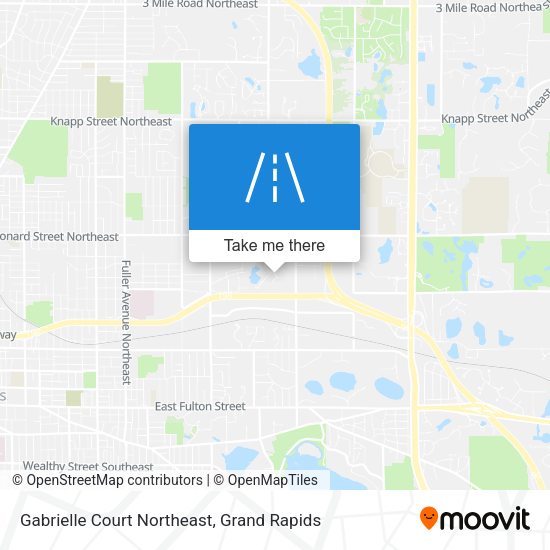 Mapa de Gabrielle Court Northeast