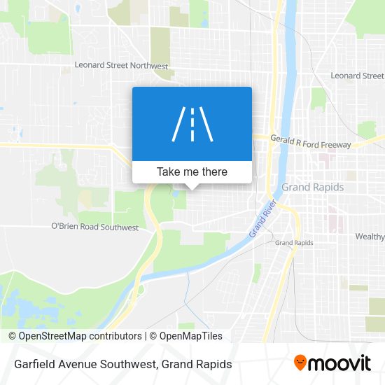 Mapa de Garfield Avenue Southwest