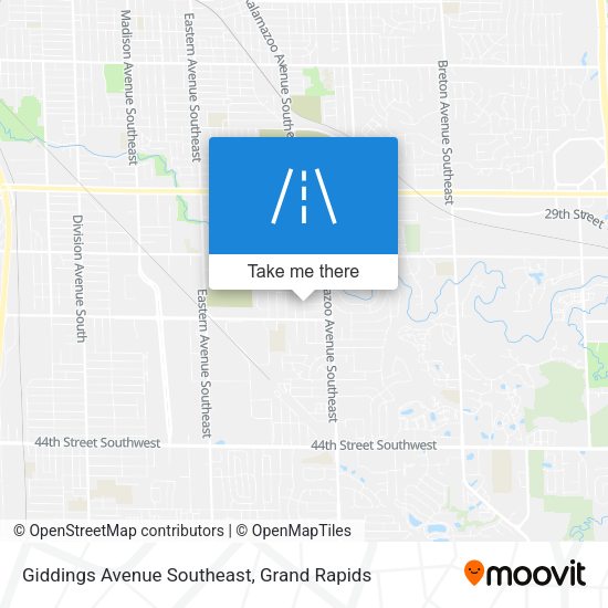 Giddings Avenue Southeast map