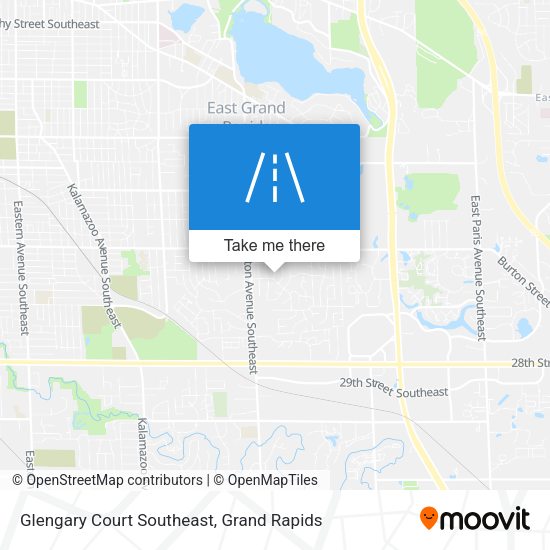 Mapa de Glengary Court Southeast