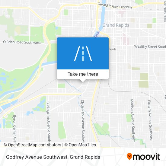 Mapa de Godfrey Avenue Southwest