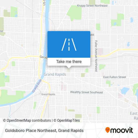 Mapa de Goldsboro Place Northeast