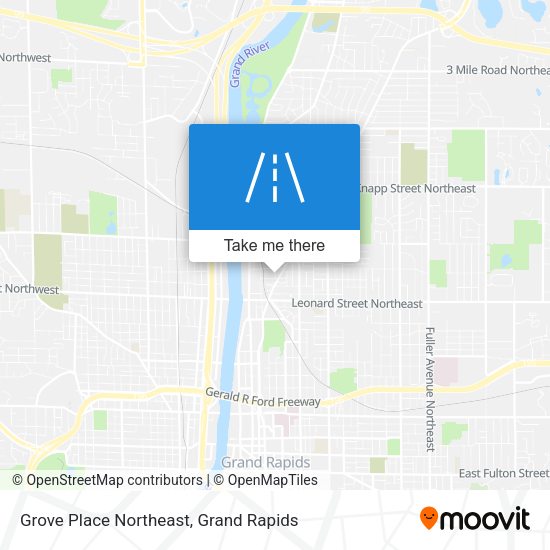 Grove Place Northeast map