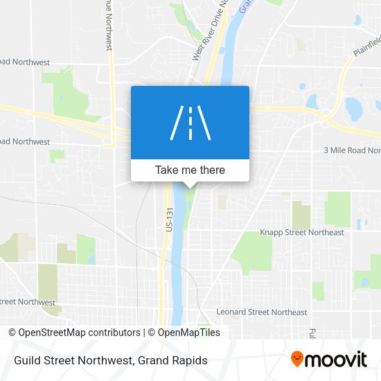 Guild Street Northwest map