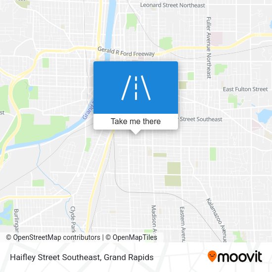Haifley Street Southeast map