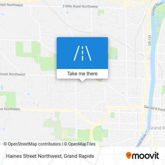 Haines Street Northwest map