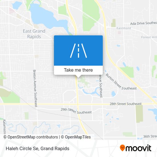 Haleh Circle Se map