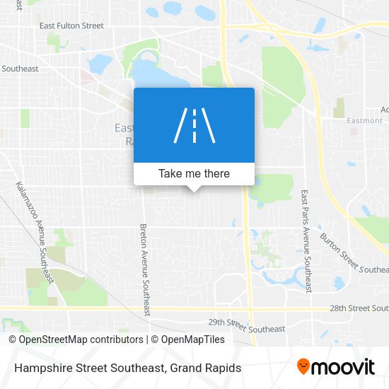 Hampshire Street Southeast map