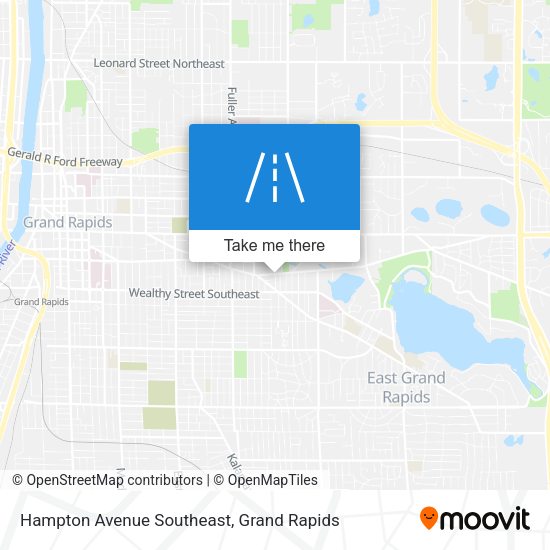 Mapa de Hampton Avenue Southeast