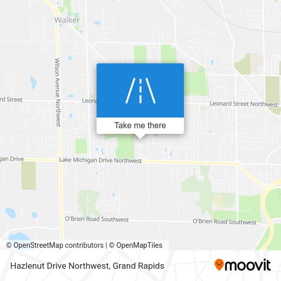 Mapa de Hazlenut Drive Northwest