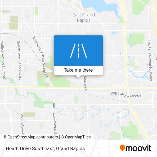 Heath Drive Southeast map