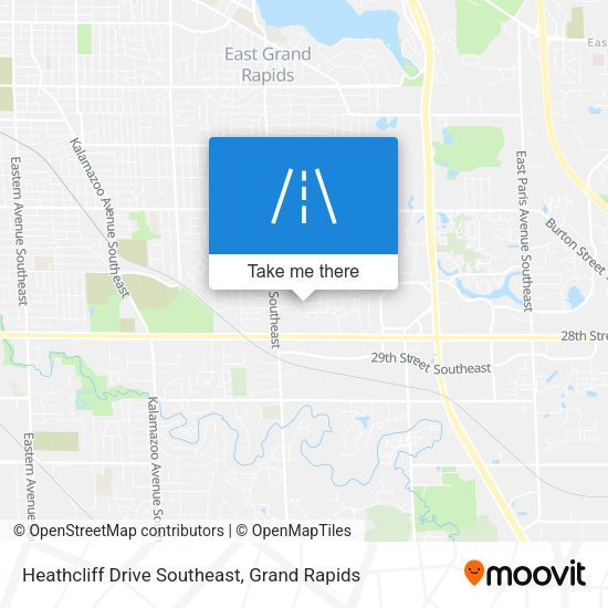 Heathcliff Drive Southeast map
