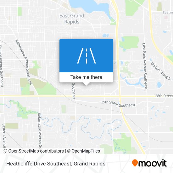 Mapa de Heathcliffe Drive Southeast