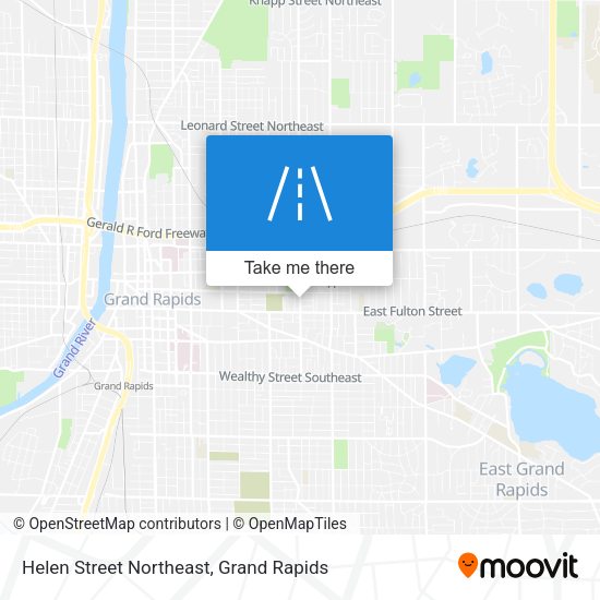 Helen Street Northeast map