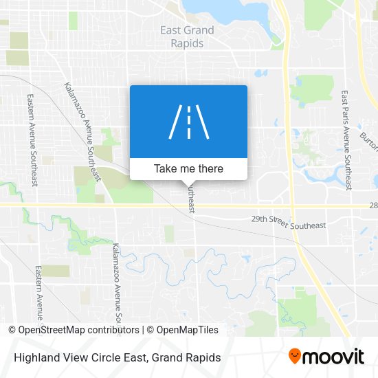 Highland View Circle East map