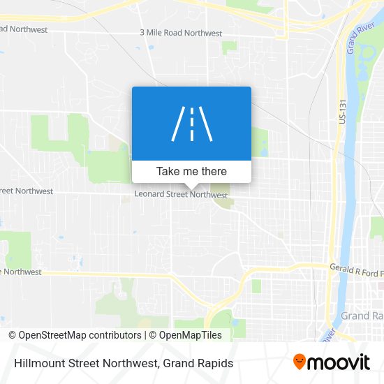 Hillmount Street Northwest map