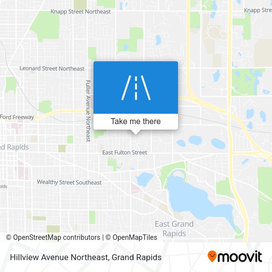 Hillview Avenue Northeast map