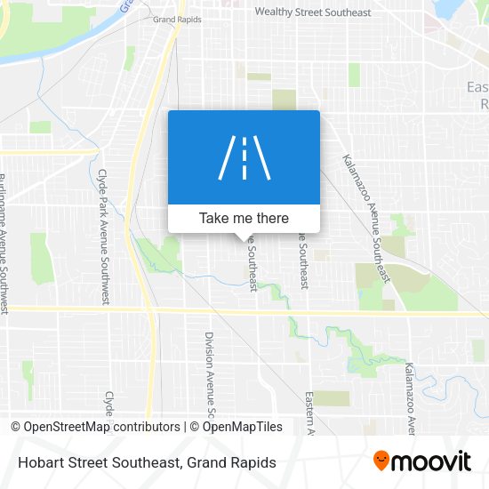 Mapa de Hobart Street Southeast