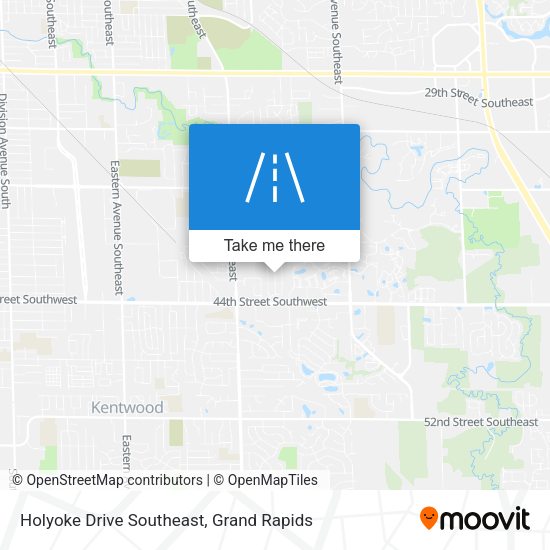 Holyoke Drive Southeast map