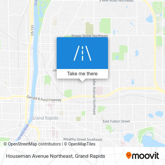 Mapa de Houseman Avenue Northeast