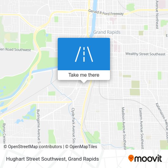 Hughart Street Southwest map