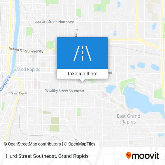 Hurd Street Southeast map