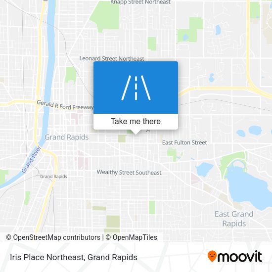 Mapa de Iris Place Northeast