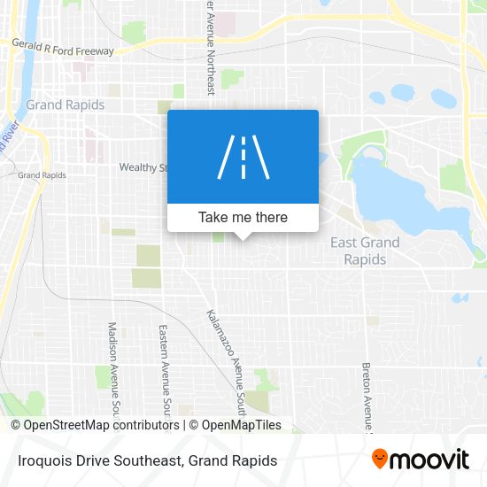 Iroquois Drive Southeast map